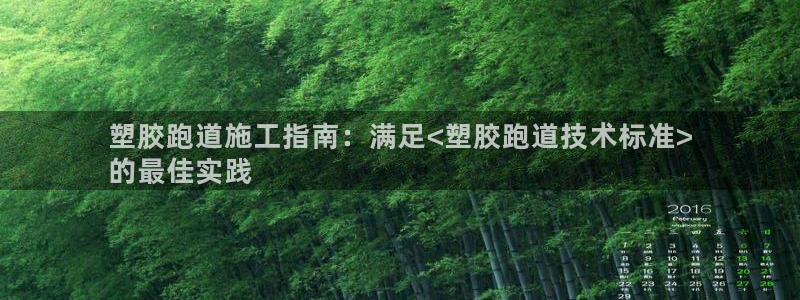 谈球吧官网入口：塑胶跑道施工指南：满足<塑胶跑道技术标准>
的最佳实践