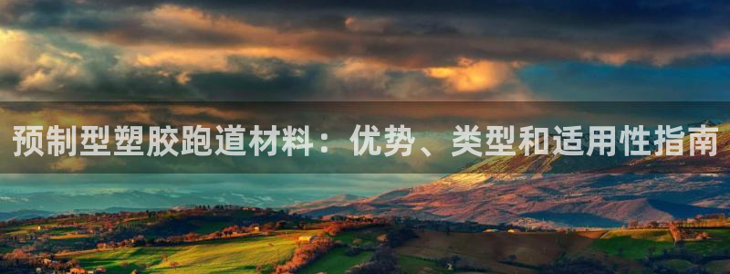 谈球吧app下载：预制型塑胶跑道材料：优势、类型和适用性指南