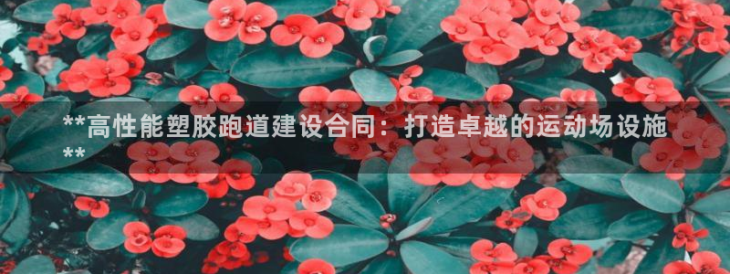 谈球吧体育app登陆不了：**高性能塑胶跑道建设合同：打造卓越的运动场设施
**