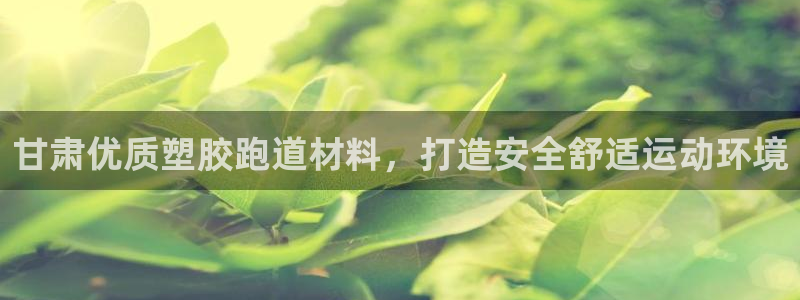 谈球吧论坛：甘肃优质塑胶跑道材料，打造安全舒适运动环境
