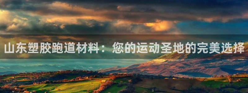 谈球吧app下载ios：山东塑胶跑道材料：您的运动圣地的完美选择