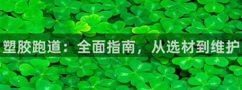 谈球吧入口：塑胶跑道：全面指南，从选材到维护